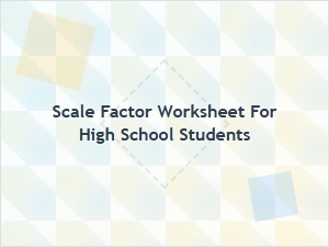 Applying Scale Factors to Geometric Shapes
